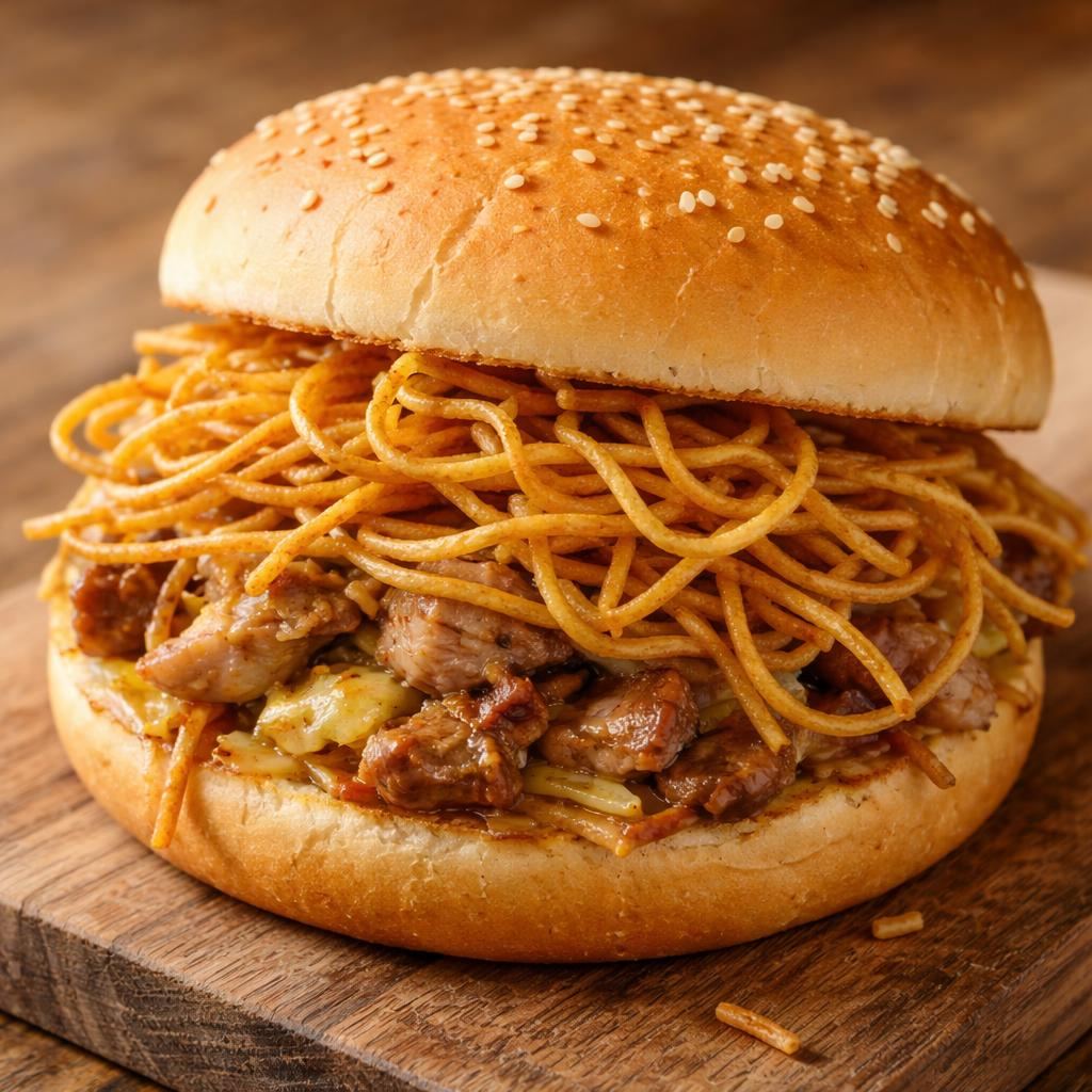 Chow Mein Sandwich