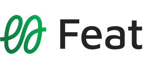 Feat logo light PNG